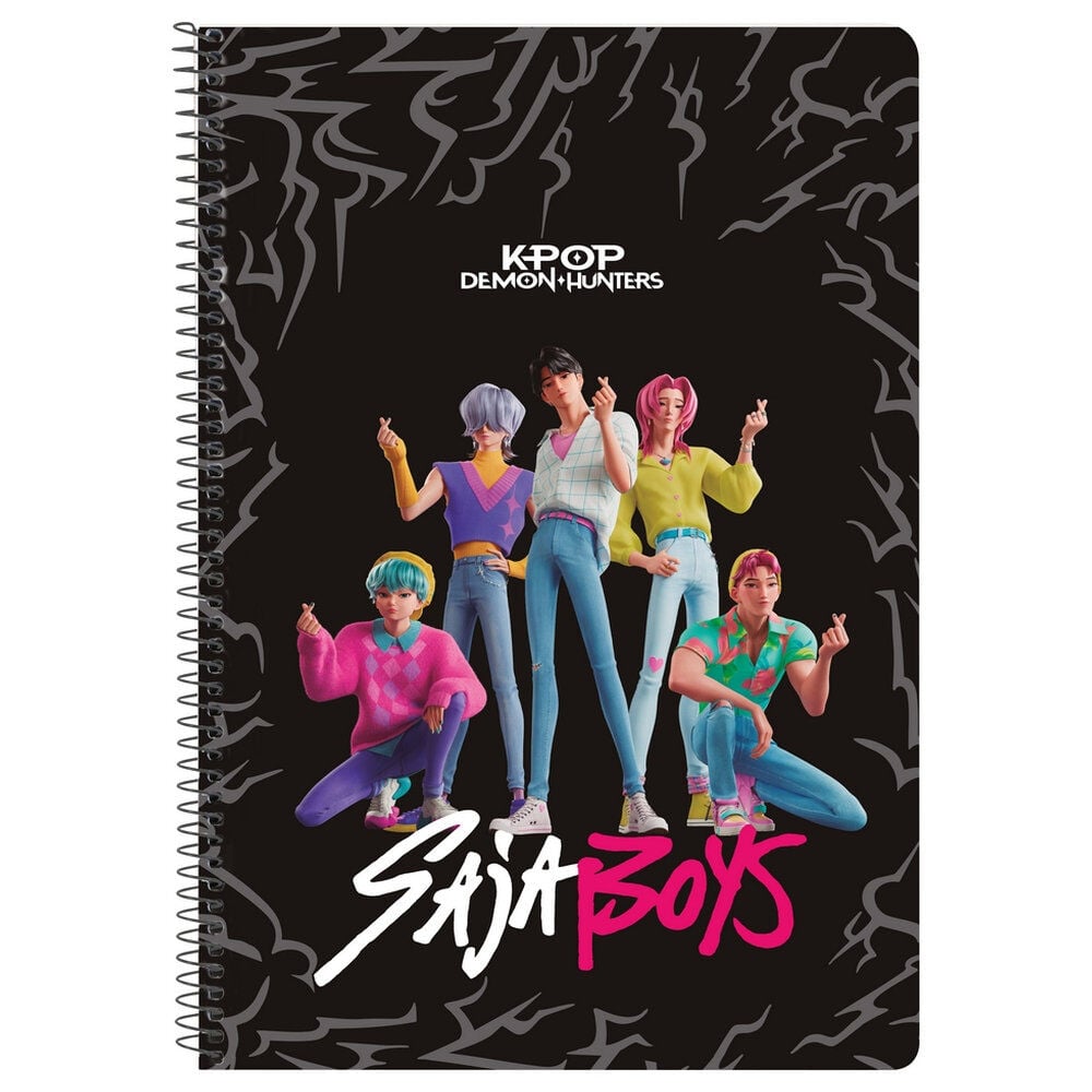 Cuaderno A5 Saja Boys Kpop Demon Hunters
