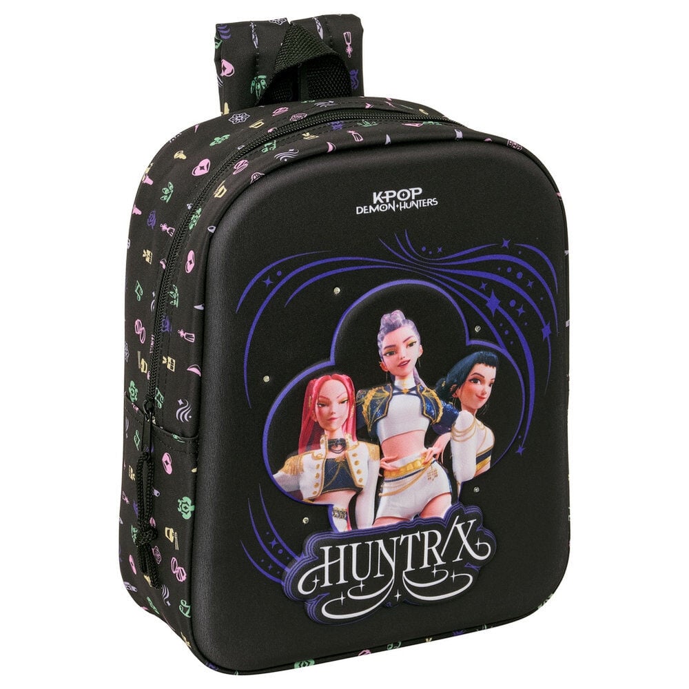 Mochila 3D LEDS Sound Kpop Demon Hunters 27cm Frikytopia
