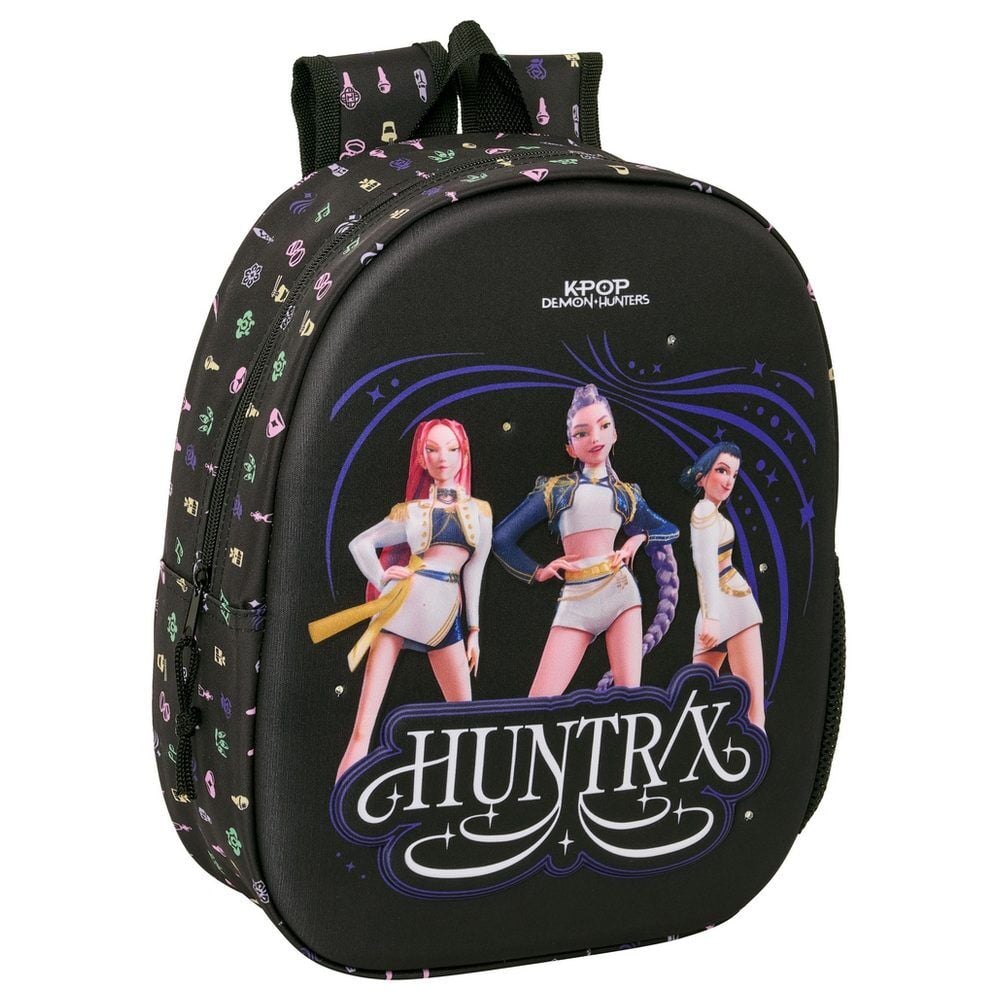 Mochila 3D LEDS Sound Kpop Demon Hunters 33cm