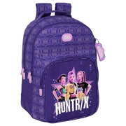 Mochila Figthers Kpop Demon Hunters 42cm adaptable