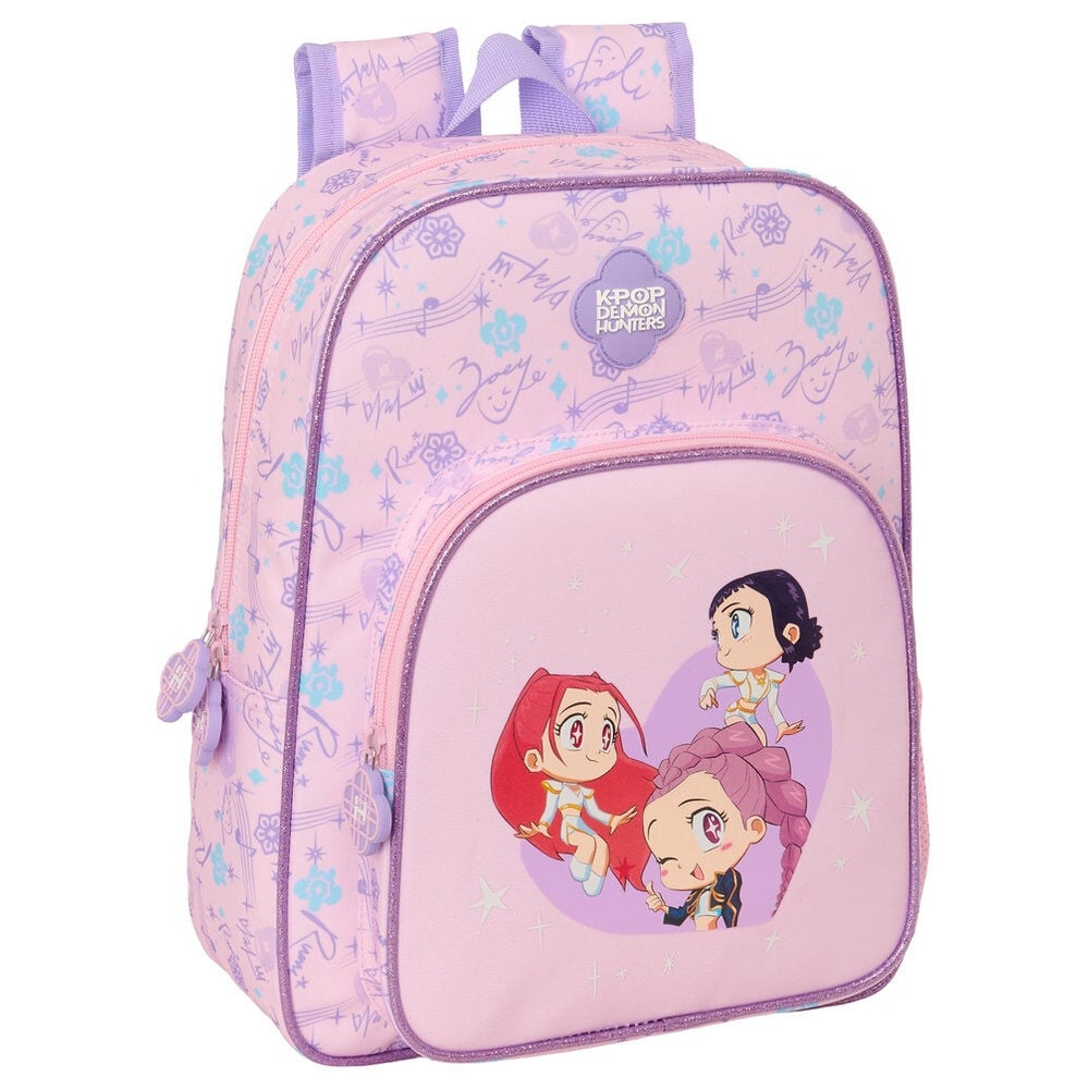 Mochila Chibi Kpop Demon Hunters 34 cm adaptável Frikytopia