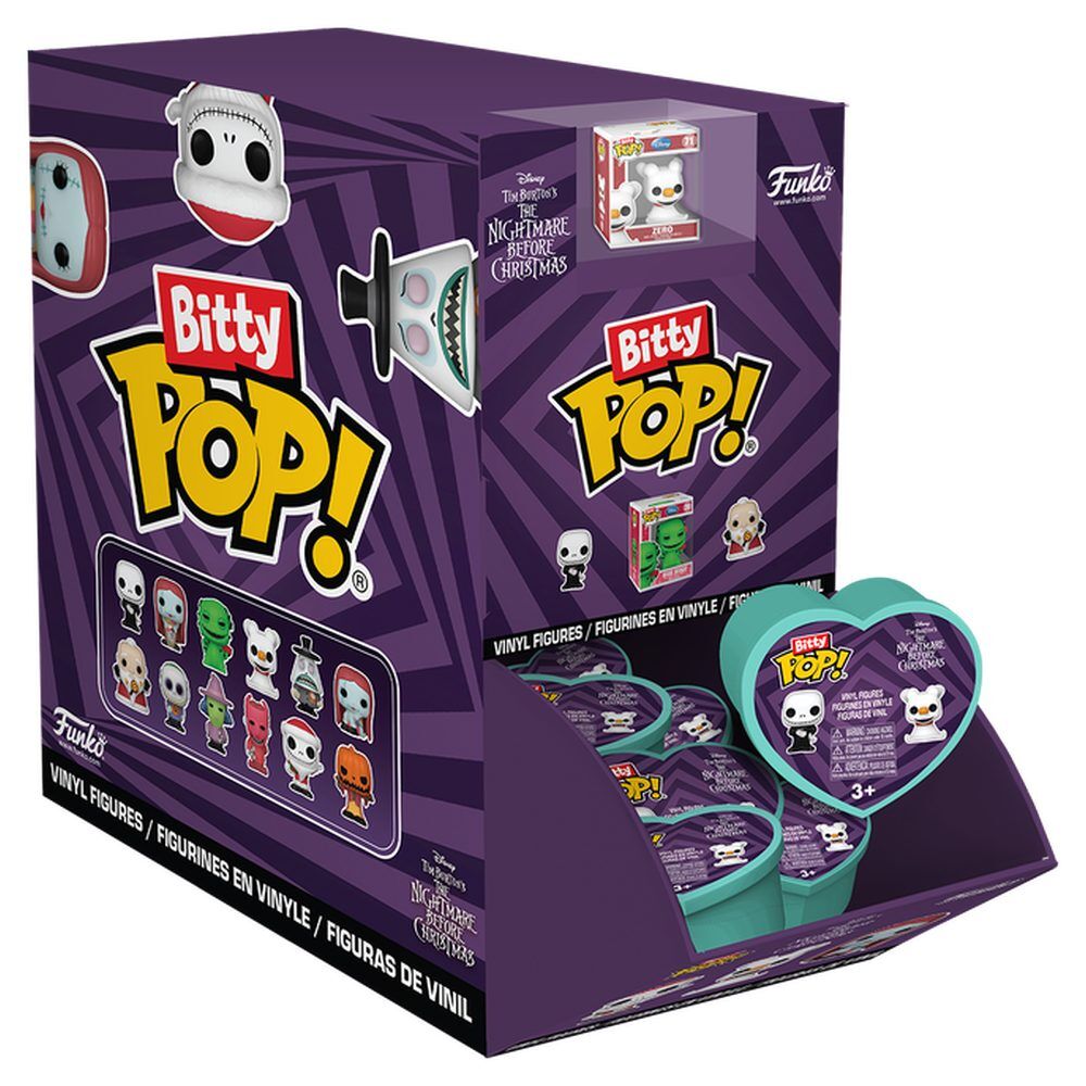 Pesadilla antes de Navidad Figura Pocket POP! Vinyl Hearts Classic PDQ Display (24) 2,5 cm