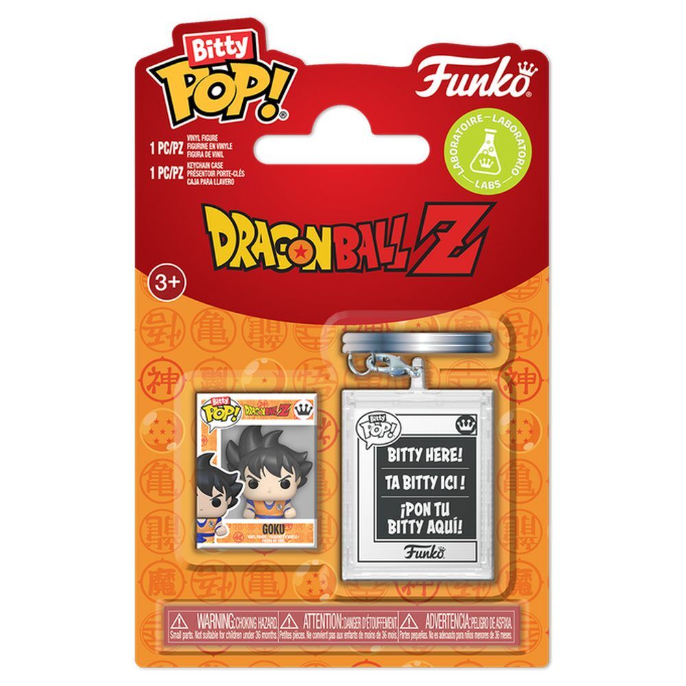 Dragon Ball Z Pack de 2 Figuras Bitty POP! & Accessory Vinyl Goku w/KCHN 2 cm