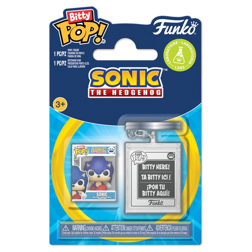 Sonic the Hedgehog Pack de 2 Figuras Bitty POP! & Accessory Vinyl Sonic w/KCHN 2 cm