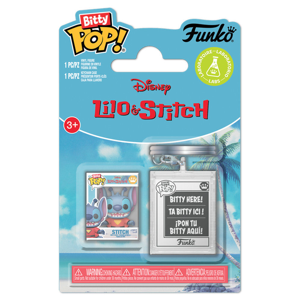 Lilo & Stitch Pack de 2 Figuras Bitty POP! & Accessory Vinyl 626 Stitch w/KCHN 2 cm