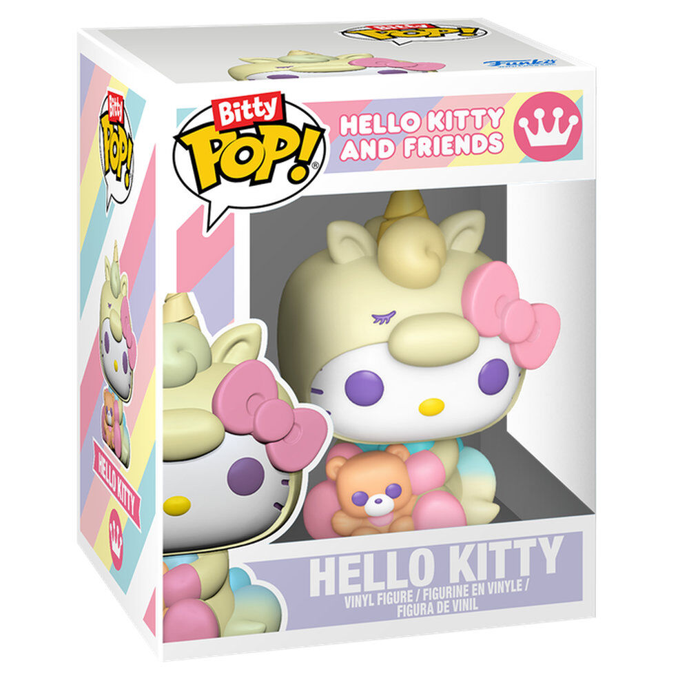 Sanrio Pack de 2 Figuras Bitty POP! & Accessory Vinyl Hello Kitty w/KCHN 2 cm