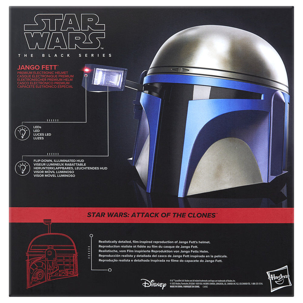 Star Wars Episode II Black Series Casco Electrónico Jango Fett