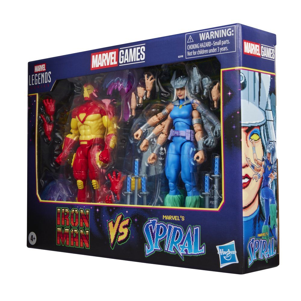 Marvel Games Marvel Legends Pack de 2 Figuras Iron Man & Marvel's Spiral 15 cm