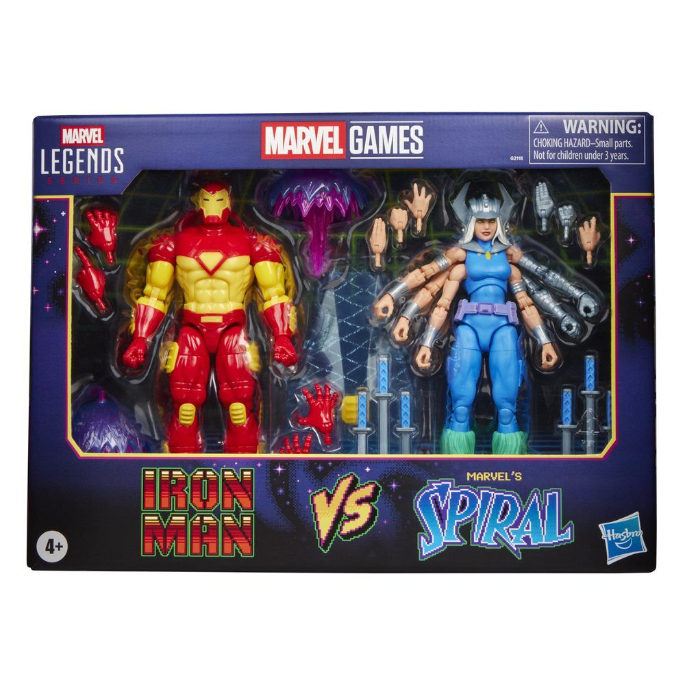 Marvel Games Marvel Legends Pack de 2 Figuras Iron Man & Marvel's Spiral 15 cm