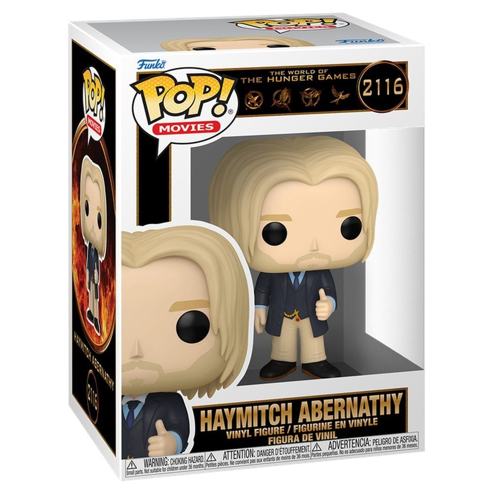Los juegos del hambre POP! Movies Vinyl Figura Haymitch Abernathy 9 cm