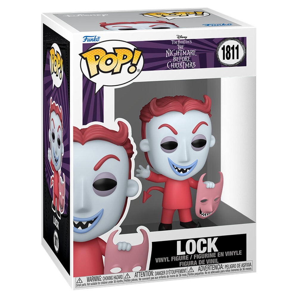 Pesadilla antes de Navidad Figura POP! Vinyl Lock 9 cm