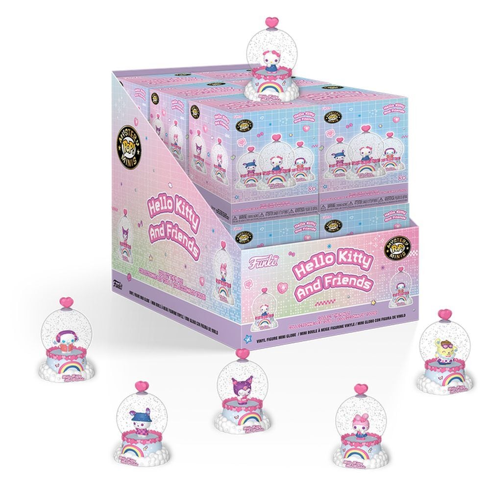 Hello Kitty & Friends Mystery Minis bolas de nieve 12 pc 5 cm Expositor Blind Box (12)