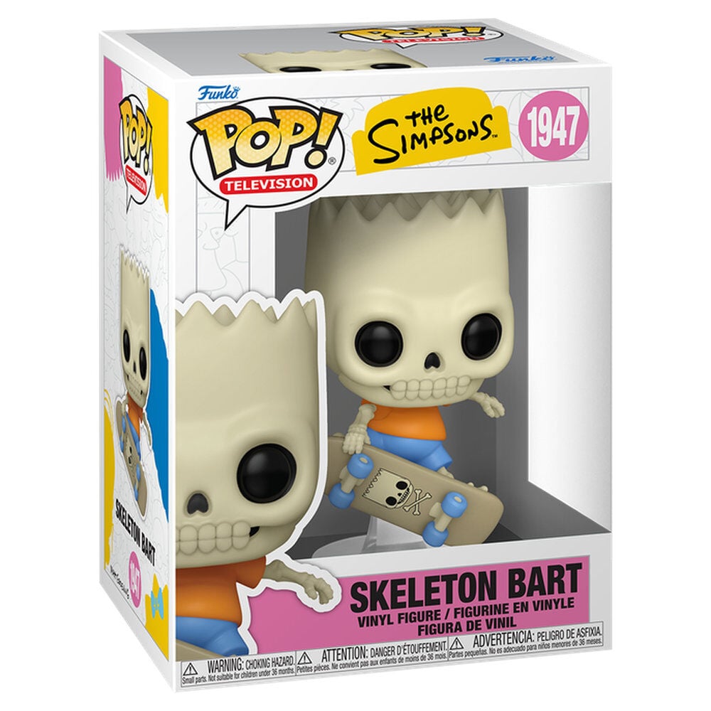 Los Simpson Figura POP! Animation Vinyl Skeleton Bart 9 cm