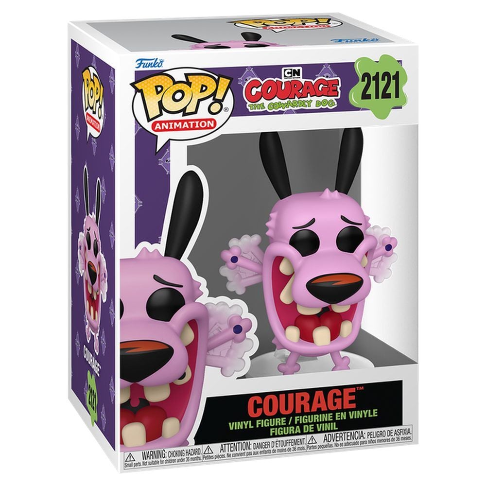 Courage the Cowardly Dog POP! Animation Vinyl Figuren Courage 9 cm