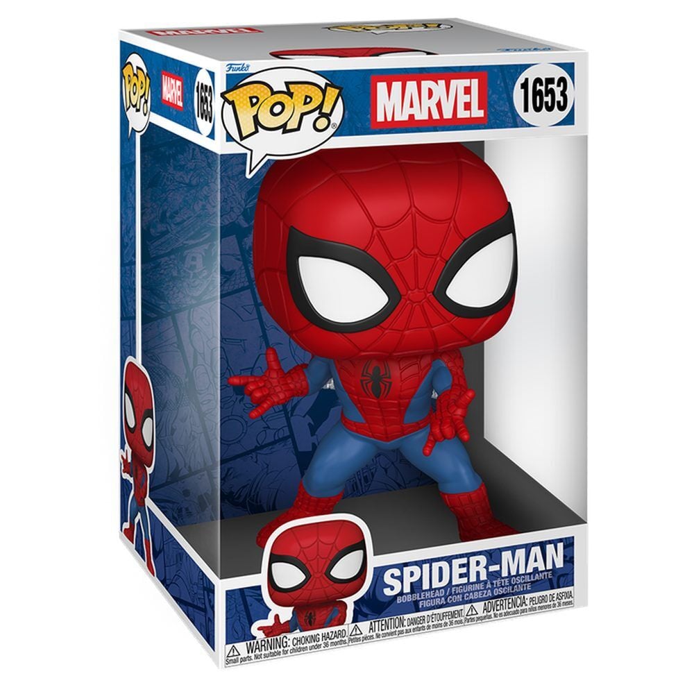 Marvel Comics Figura Super Sized Jumbo POP! Vinyl Spider-Man 25 cm