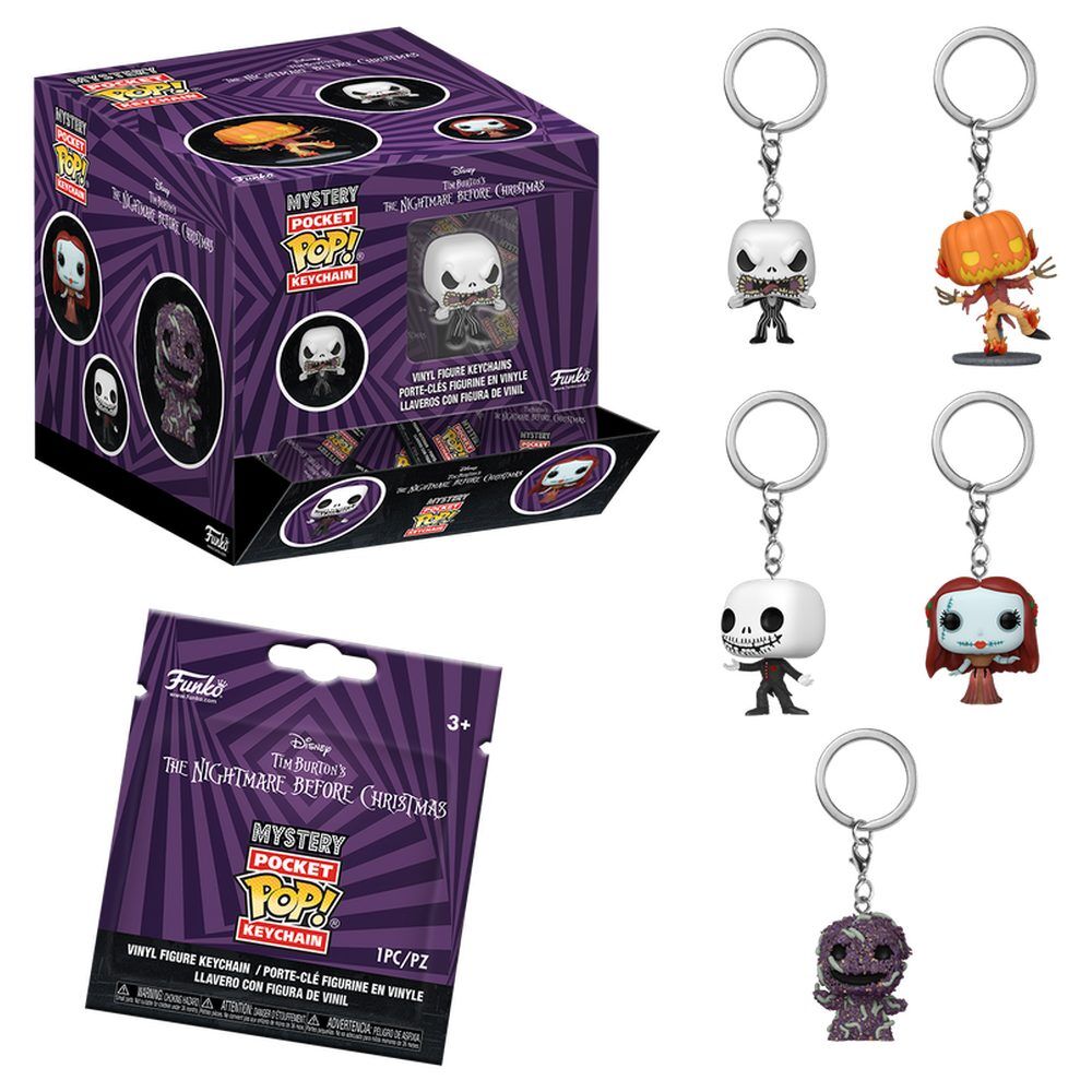 Pesadilla antes de Navidad Pocket POP! Vinyl 4 cm Expositor (12)