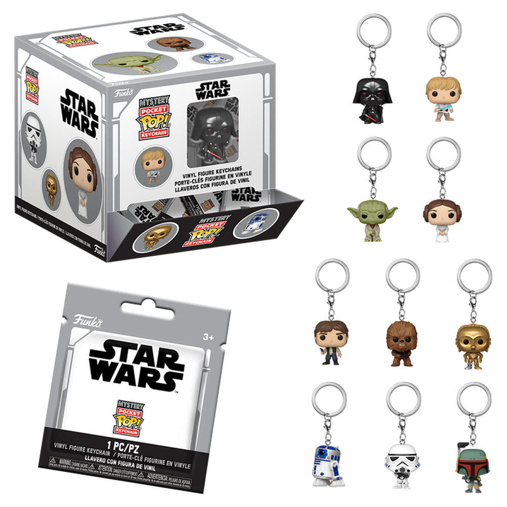 Star Wars Pocket POP! Vinyl 4 cm Expositor (12)