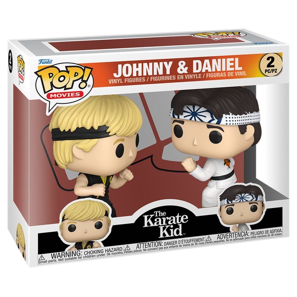 Karate Kid POP! Movies Vinyl Figuras Johnny & Daniel 9 cm