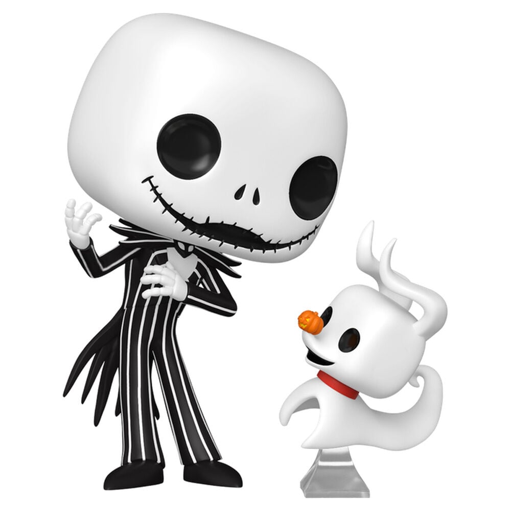 Pesadilla antes de Navidad Figura POP! & Buddy Vinyl Jack & Zero 9 cm