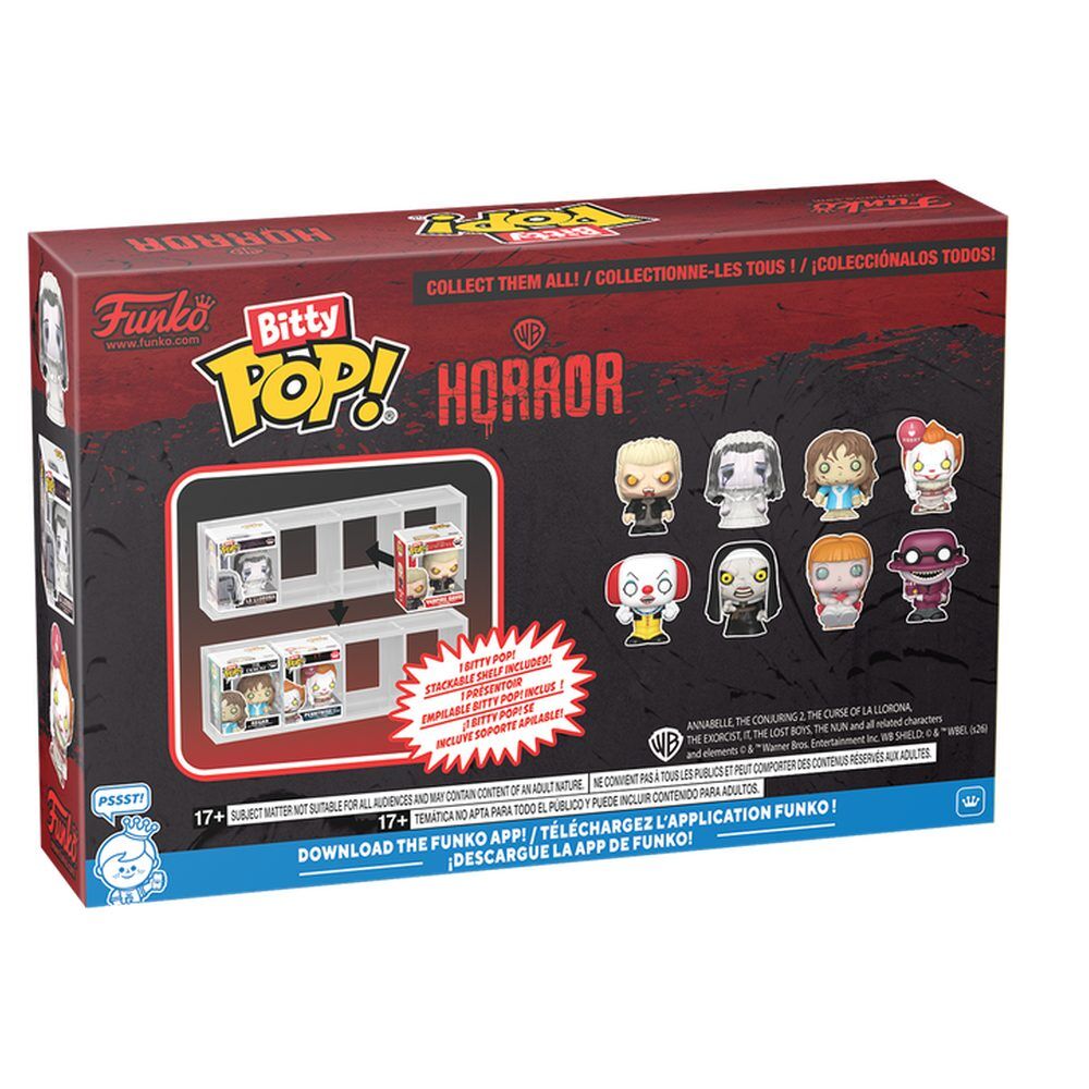 Horror Pack de 4 Figuras Bitty POP! Vinyl David 2,5 cm