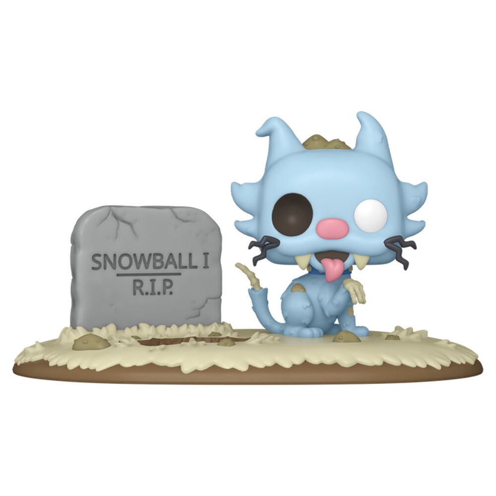 Los Simpson Figura POP! Deluxe Vinyl Zombie Snowball 9 cm