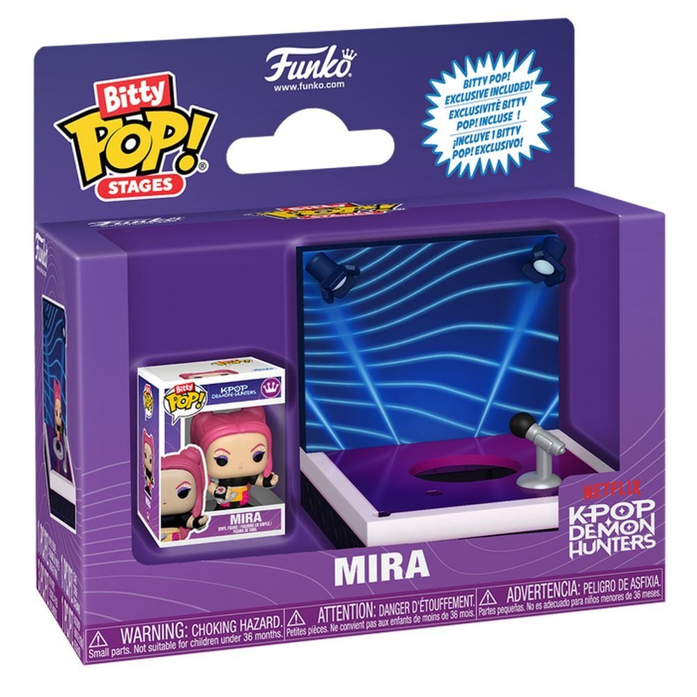 KPop Demon Hunters Bitty POP! Stages Vinyl Figuras Mira 2,5 cm