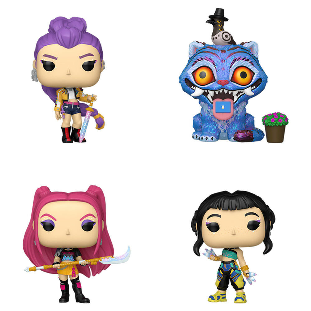 KPop Demon Hunters POP! Vinyl pack de 4 Figuras KPOP DH