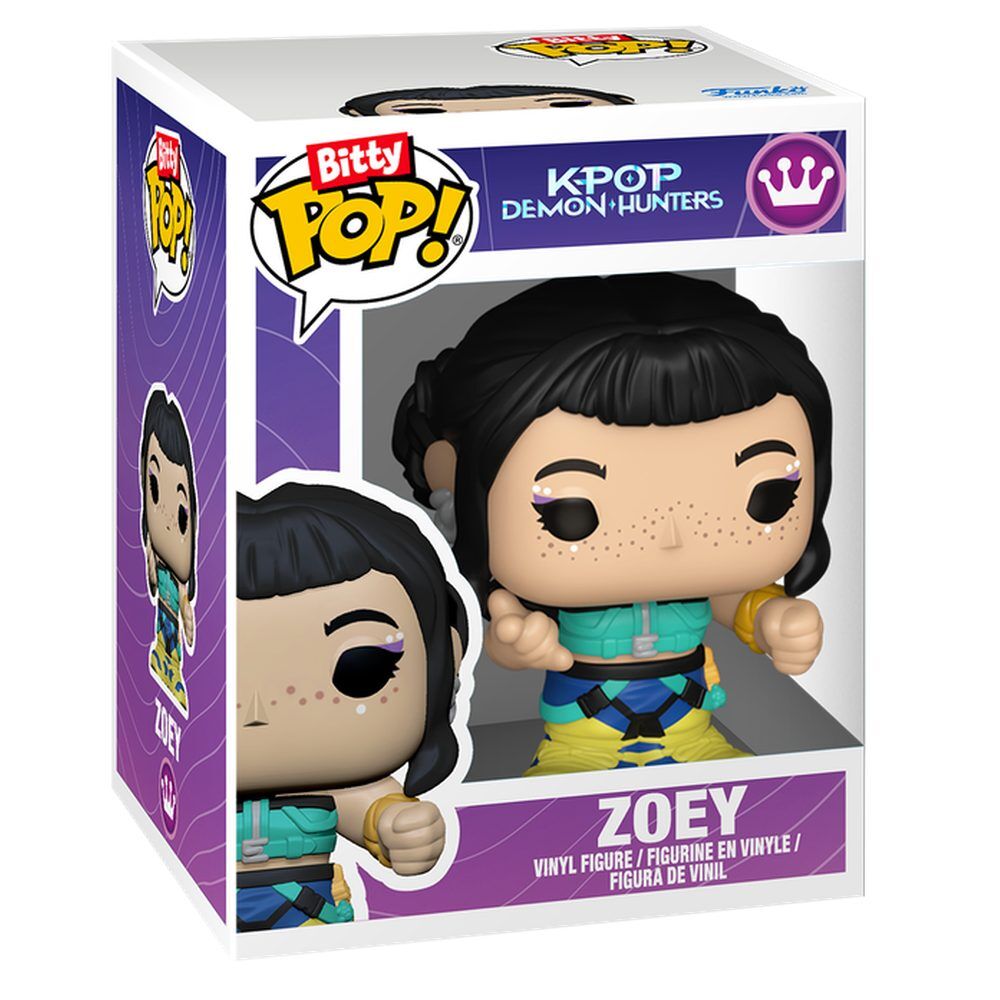 KPop Demon Hunters Bitty POP! Stages Vinyl Figuras Zoey 2,5 cm