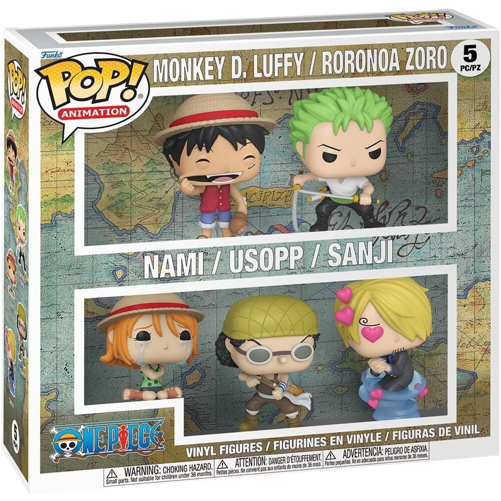 Blister 5 Figuras POP Animation One Piece Frikytopia
