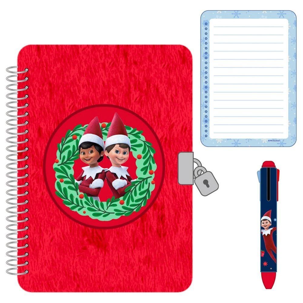 Diario + boligrafo 4 colores Elf On the Shelf