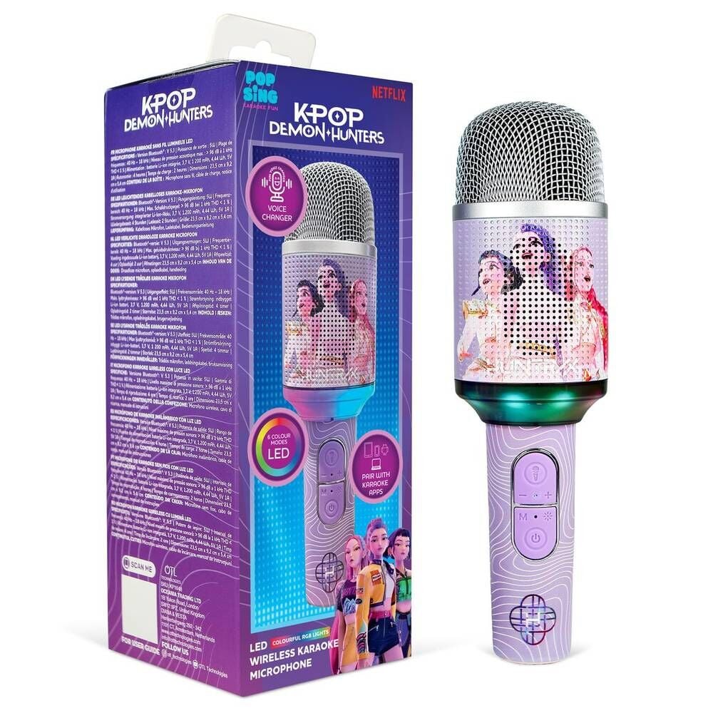 Micro Karaoke LED Kpop Demon Hunter Frikytopia