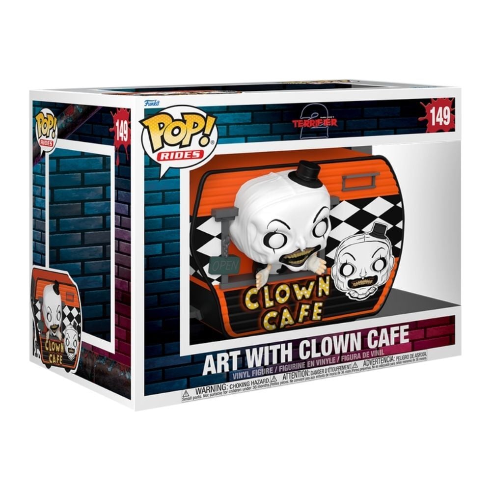 Terrifier POP! Rides Super Deluxe Vinyl Figura Café with Art 15 cm