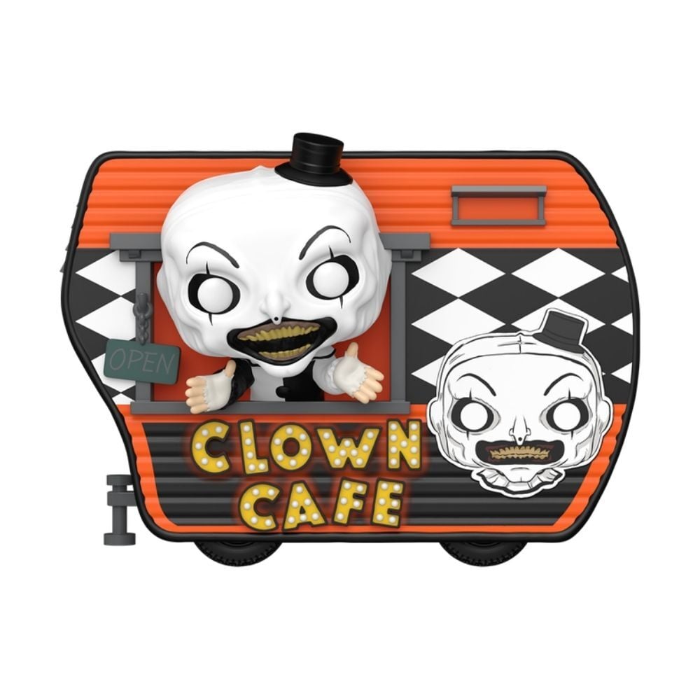Terrifier POP! Rides Super Deluxe Vinyl Figura Café with Art 15 cm