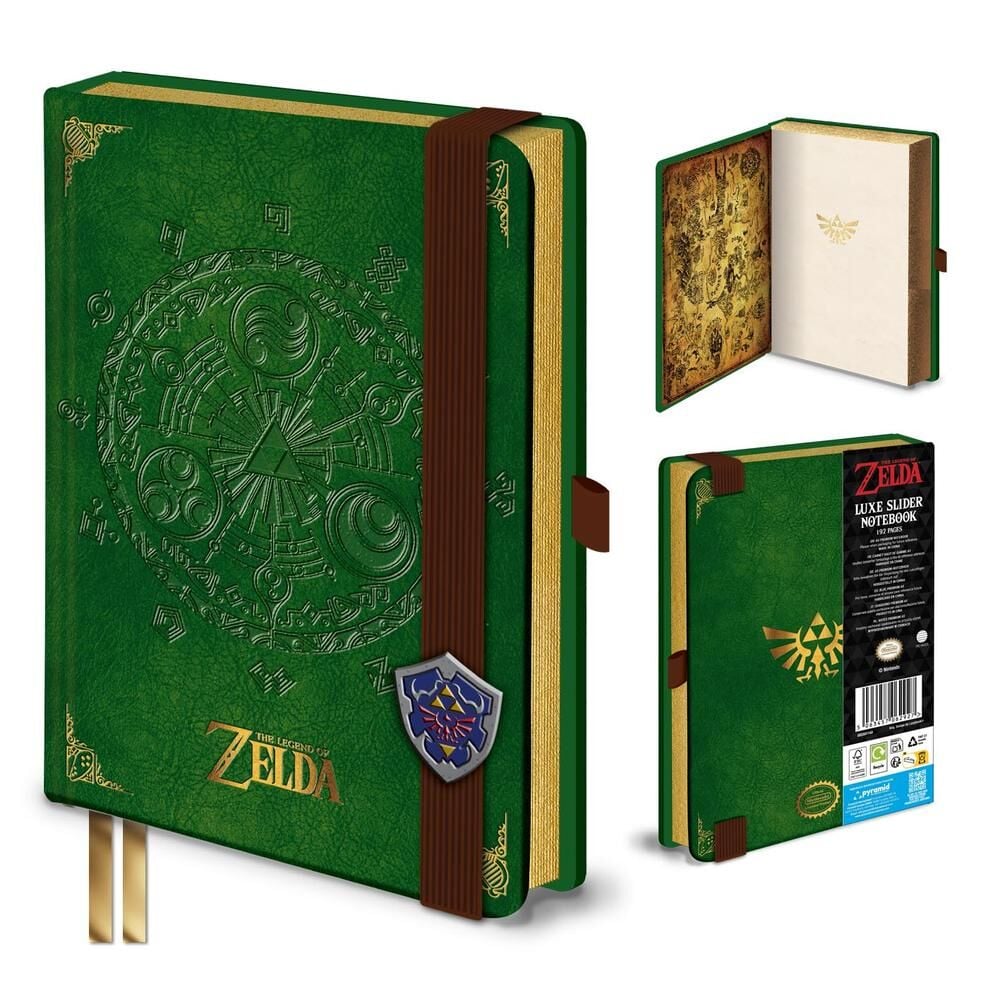 Cuaderno Trifuerza Luxle Slider The Legend of Zelda Frikytopia