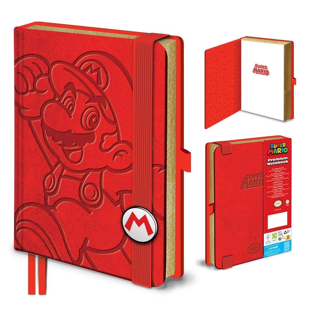 Cuaderno A5 Mario Super Mario Frikytopia