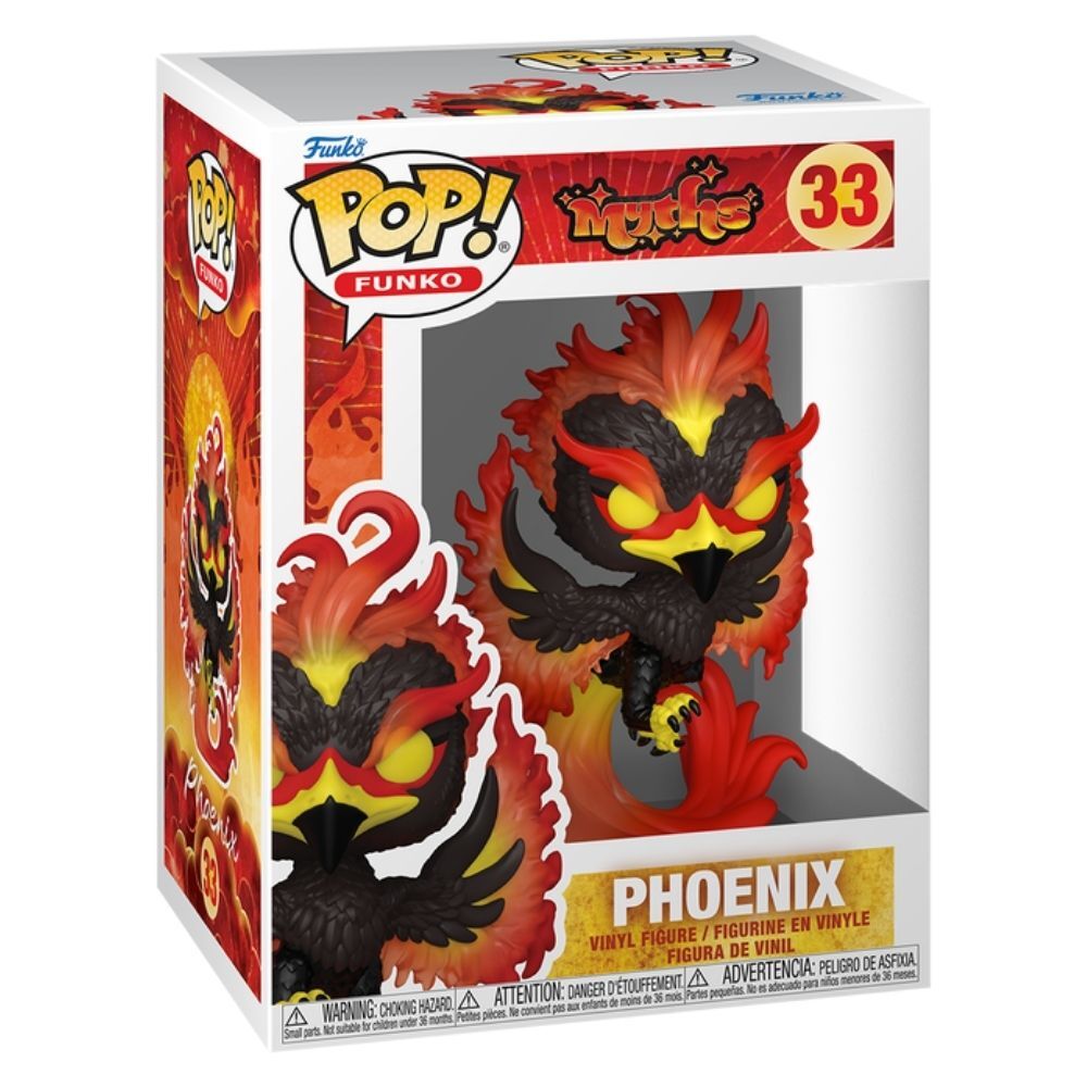 Funko-Legacy POP! Myths Vinyl Figuren Phoenix w/Chase 9 cm Surtido (6)