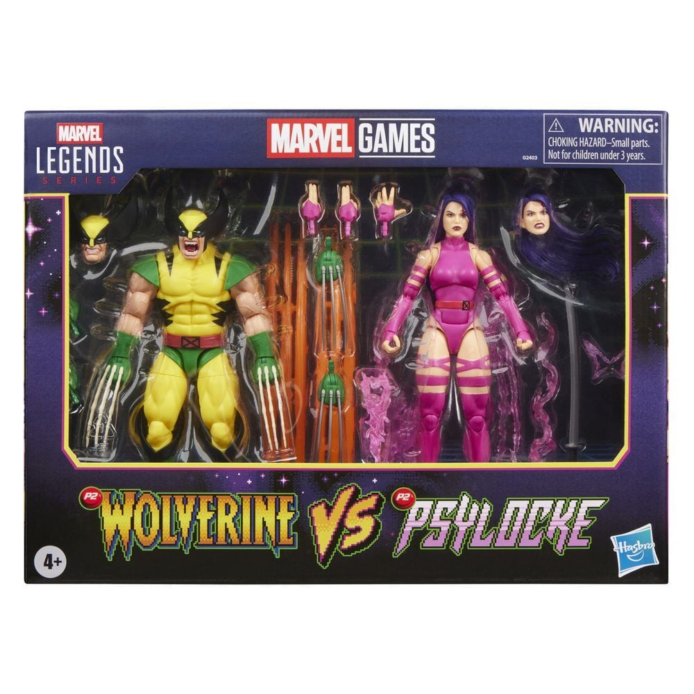 Marvel Games Marvel Legends Pack de 2 Figuras Wolverine & Psylocke 15 cm