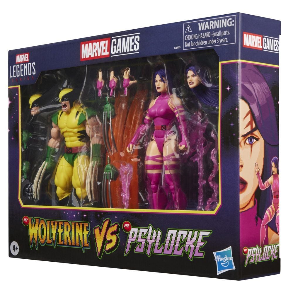 Marvel Games Marvel Legends Pack de 2 Figuras Wolverine & Psylocke 15 cm