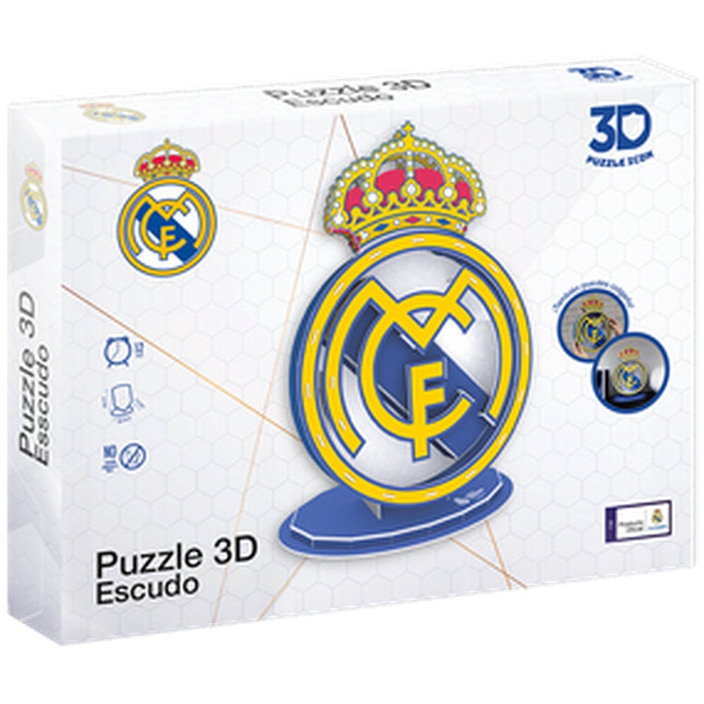 Puzzle Escudo 3D Real Madrid Frikytopia