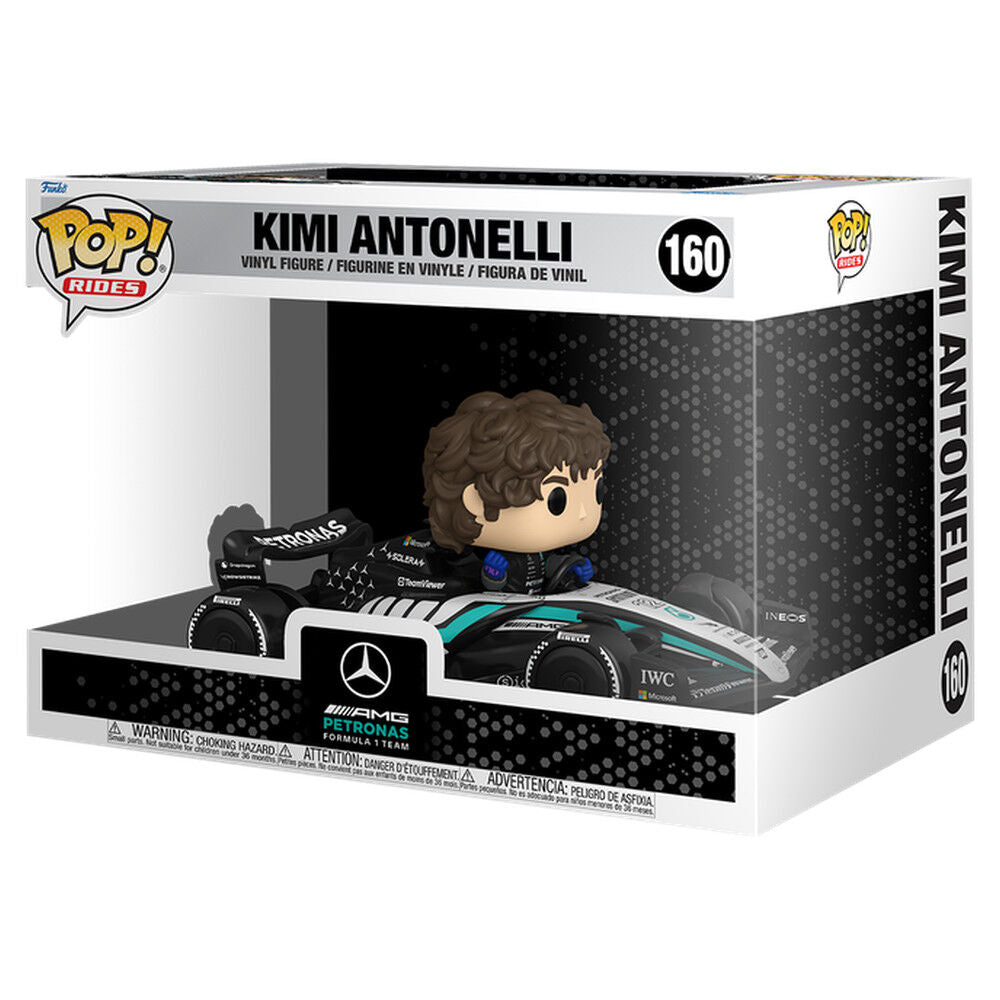 Fórmula 1 POP! Rides Super Deluxe Vinyl Figura Mercedes Benz - KIMI 15 cm