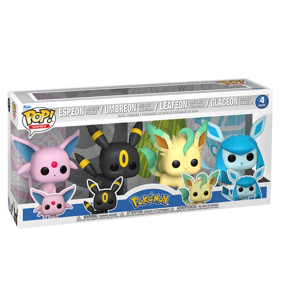Pokemon Pack de 4 Figuras POP! Vinyl Eeveelutions #2 Bundle 9 cm