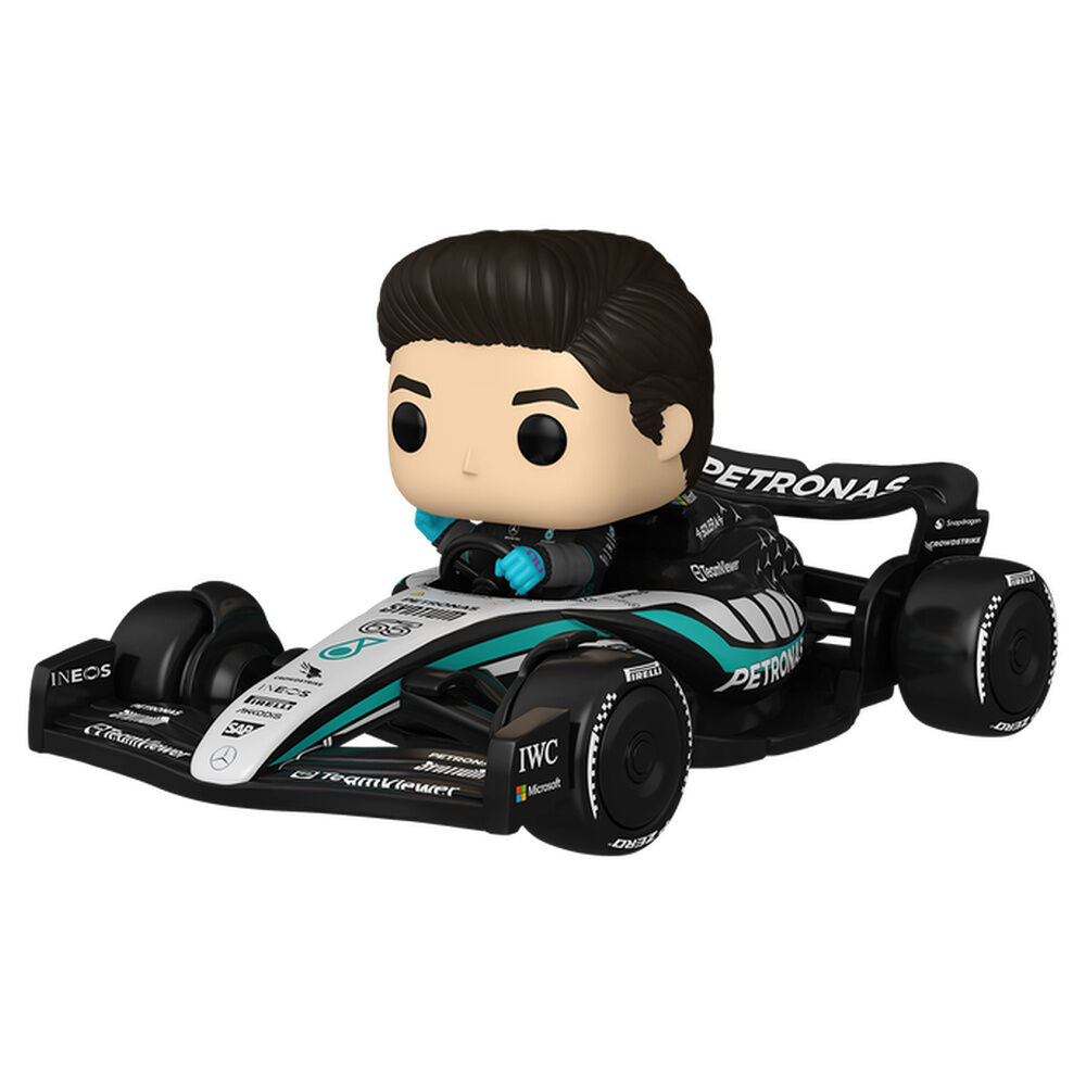 Fórmula 1 POP! Rides Super Deluxe Vinyl Figura Mercedes Benz - George Russell 15 cm