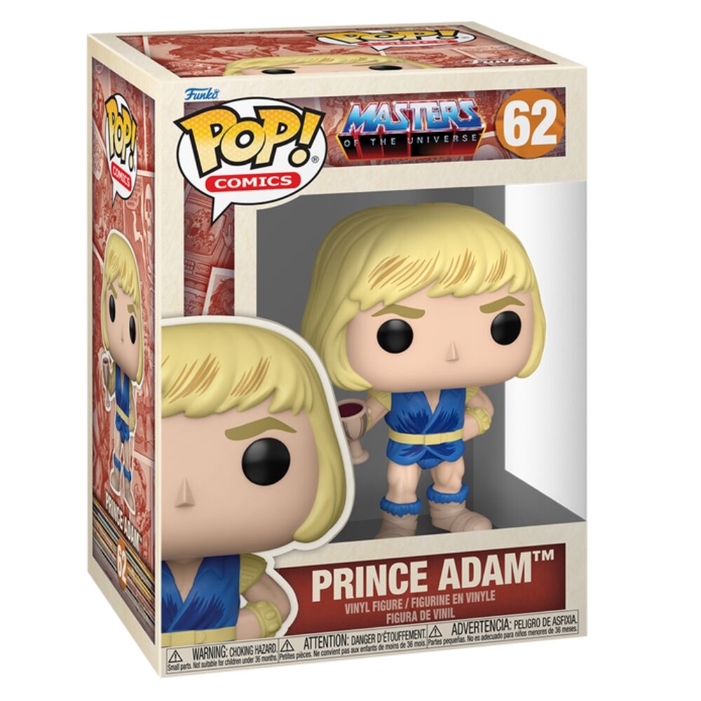 MOTU Vintage Figura POP! Comics Vinyl Prince Adam (Vintage) 9 cm