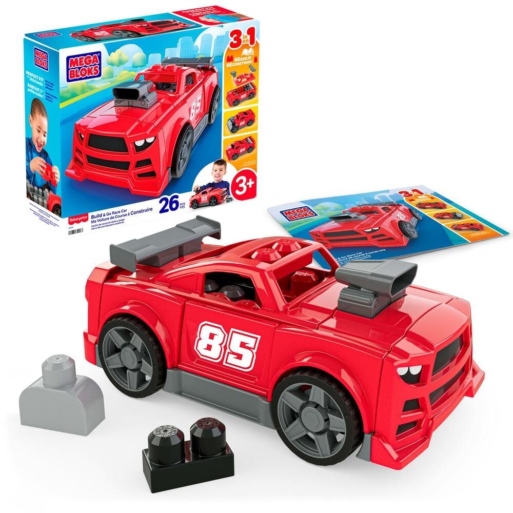 Coche de carreras bloques de construccion MEGA Bloks Frikytopia