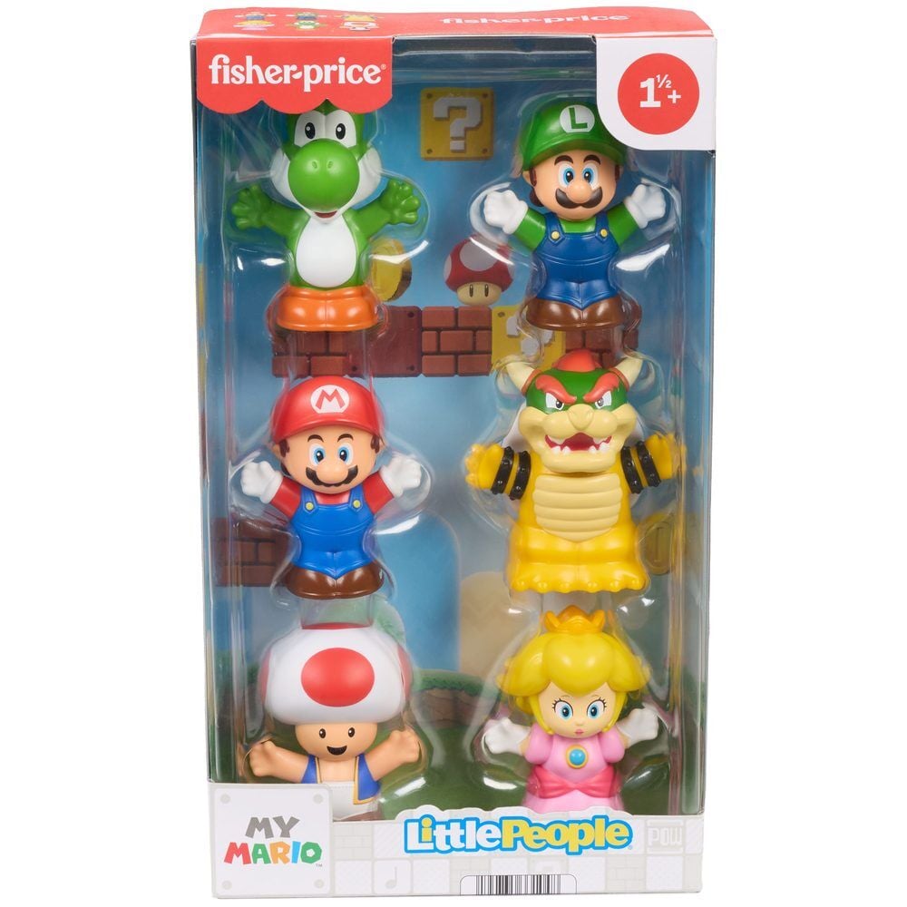 My Mario Little People Collector Pack de 6 Minifiguras 7 cm