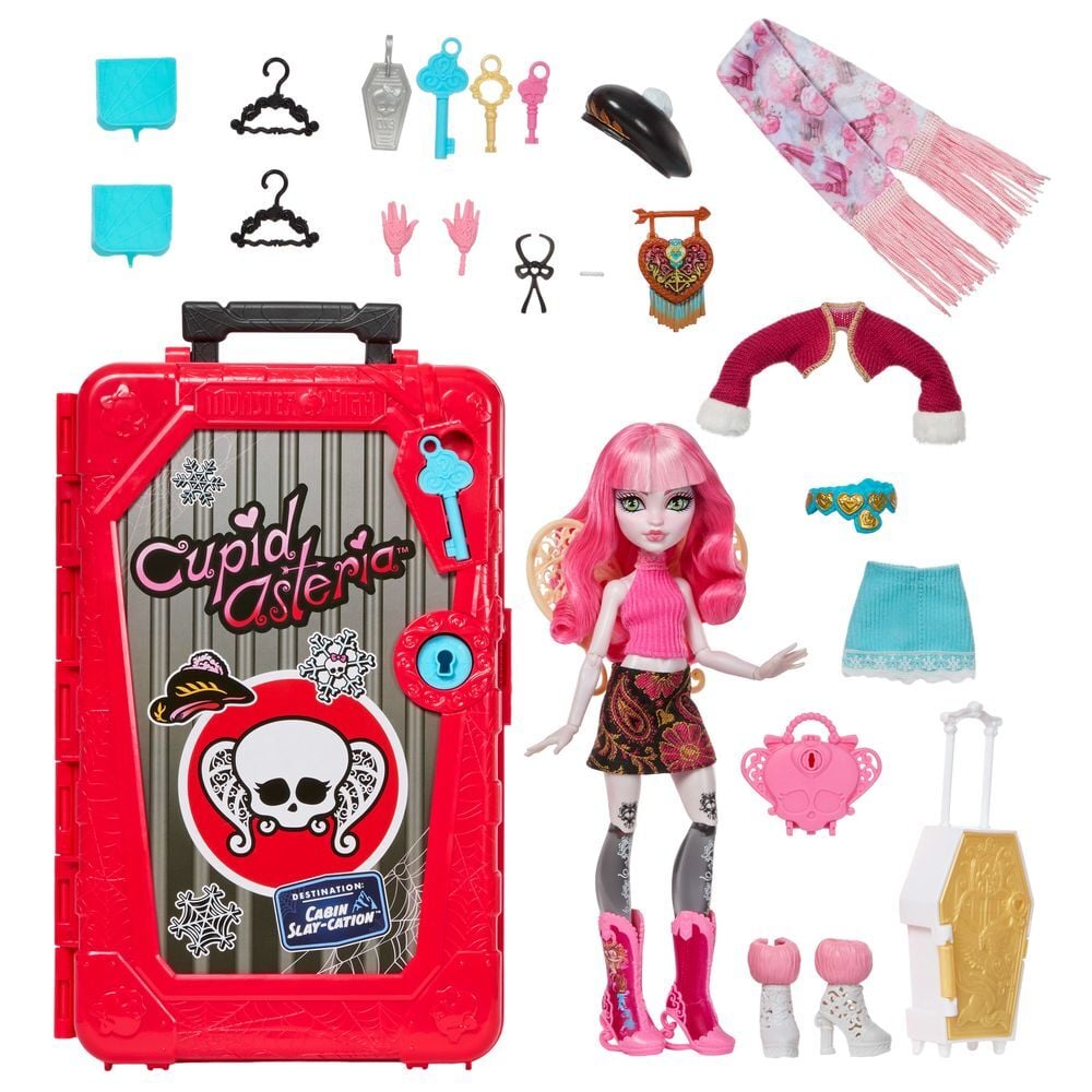Monster High Skulltimate Secrets Muñeca Cupid Asteria