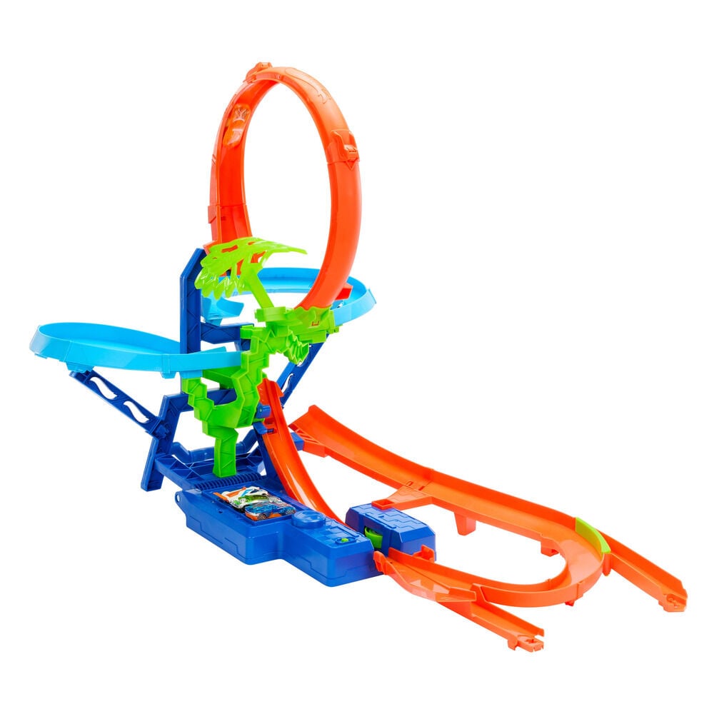 Pista coches Choque Aereo Hot Wheels Stunt Traks