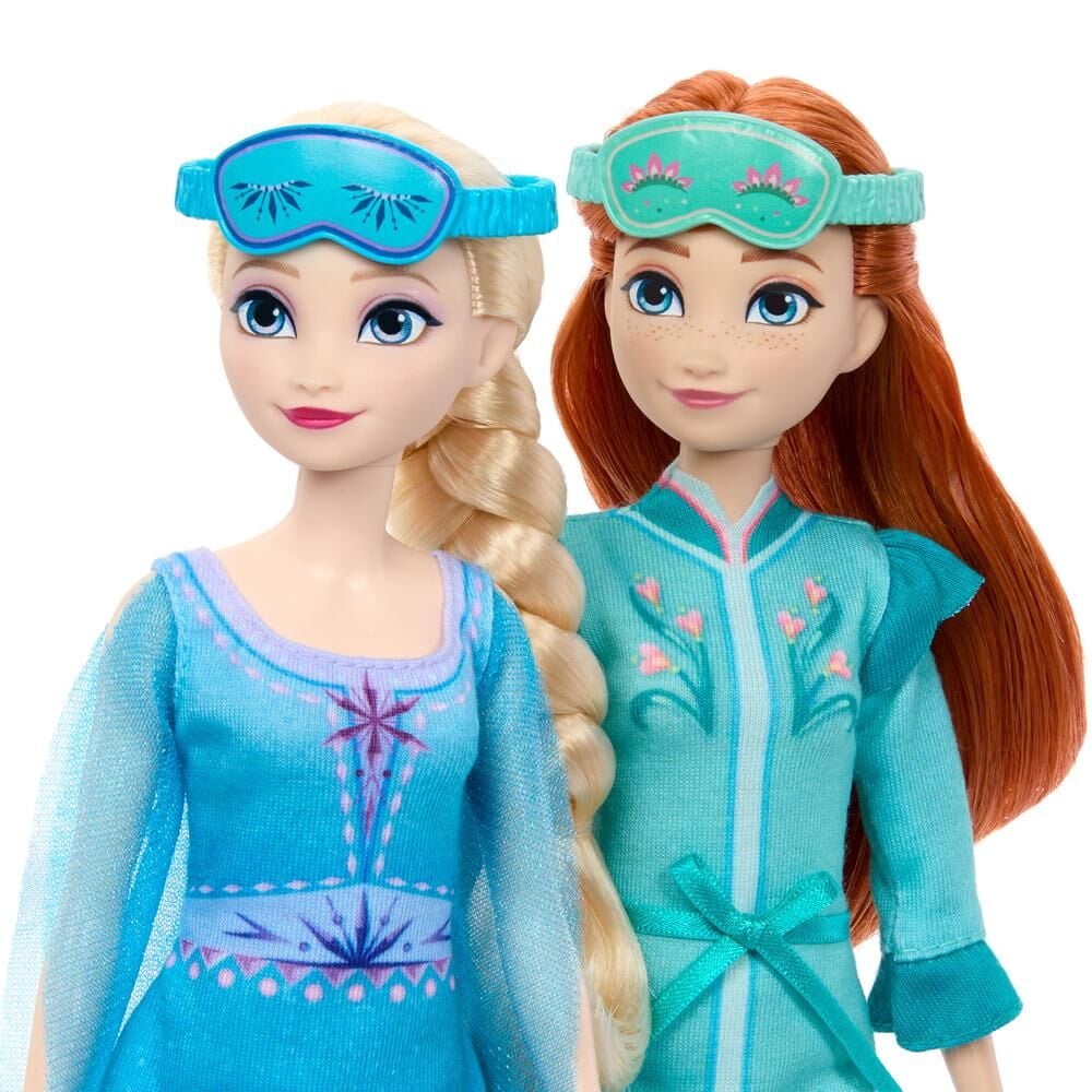 Blister Elsa e Ana Festa de Pijamas Frozen Disney