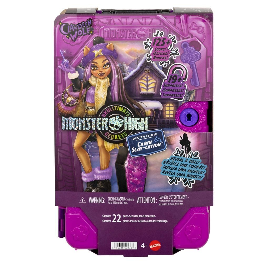 Monster High Skulltimate Secrets Muñeca Clawdeen Wolf
