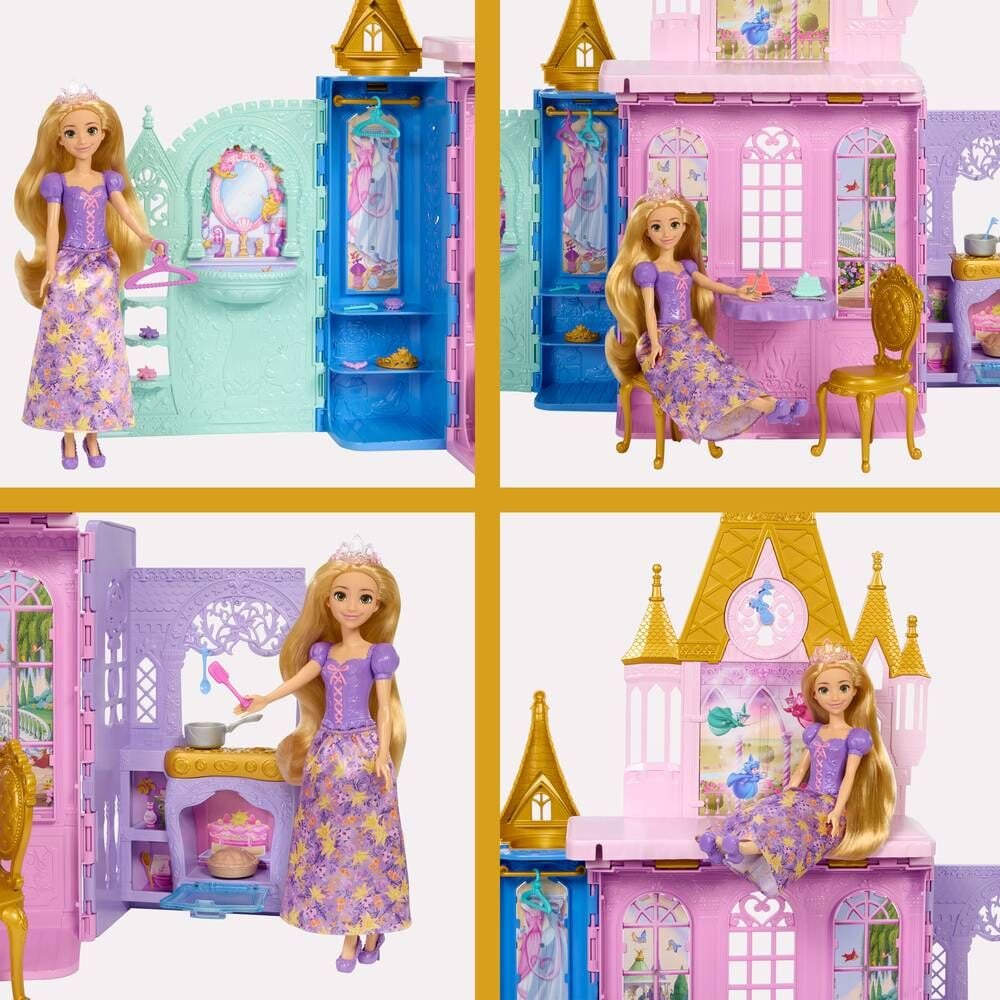 Muñeca Rapunzel y Castillo Princesas Disney